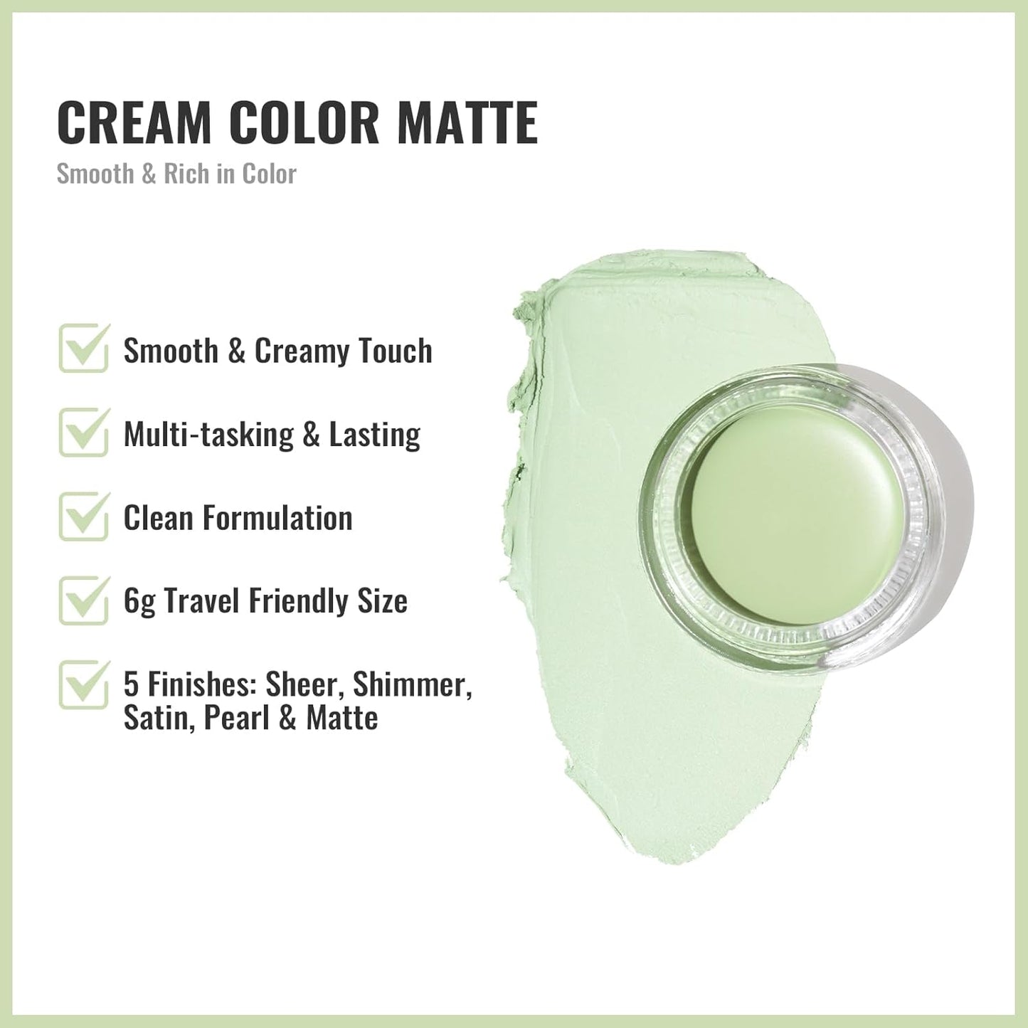 Oulac Matte Eyeshadow 3-in-1 Eyeshadow Eye Primer&Eyeliner Highly Pigmented Waterproof Smudge-proof Long Lasting Wear Smooth&Blendable Formula for Natural Look,Vegan & Cruelty-Free,CM08