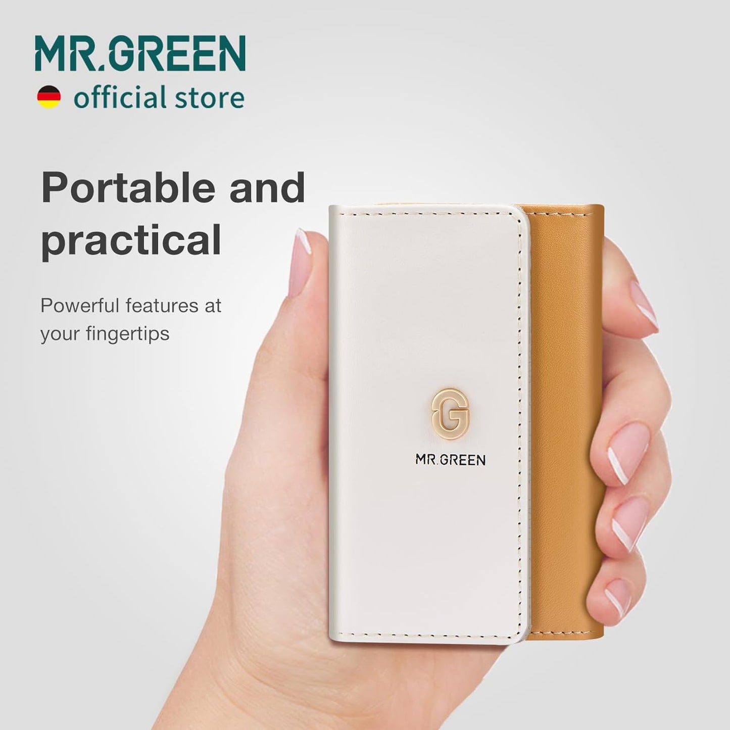 MR.GREEN Colorful Manicure Set Practical Pedicure Kits Nail Clippers Personal Care Tools Facial Hair Scissors with Fashion Case (Mr-6682 Light Yellow)