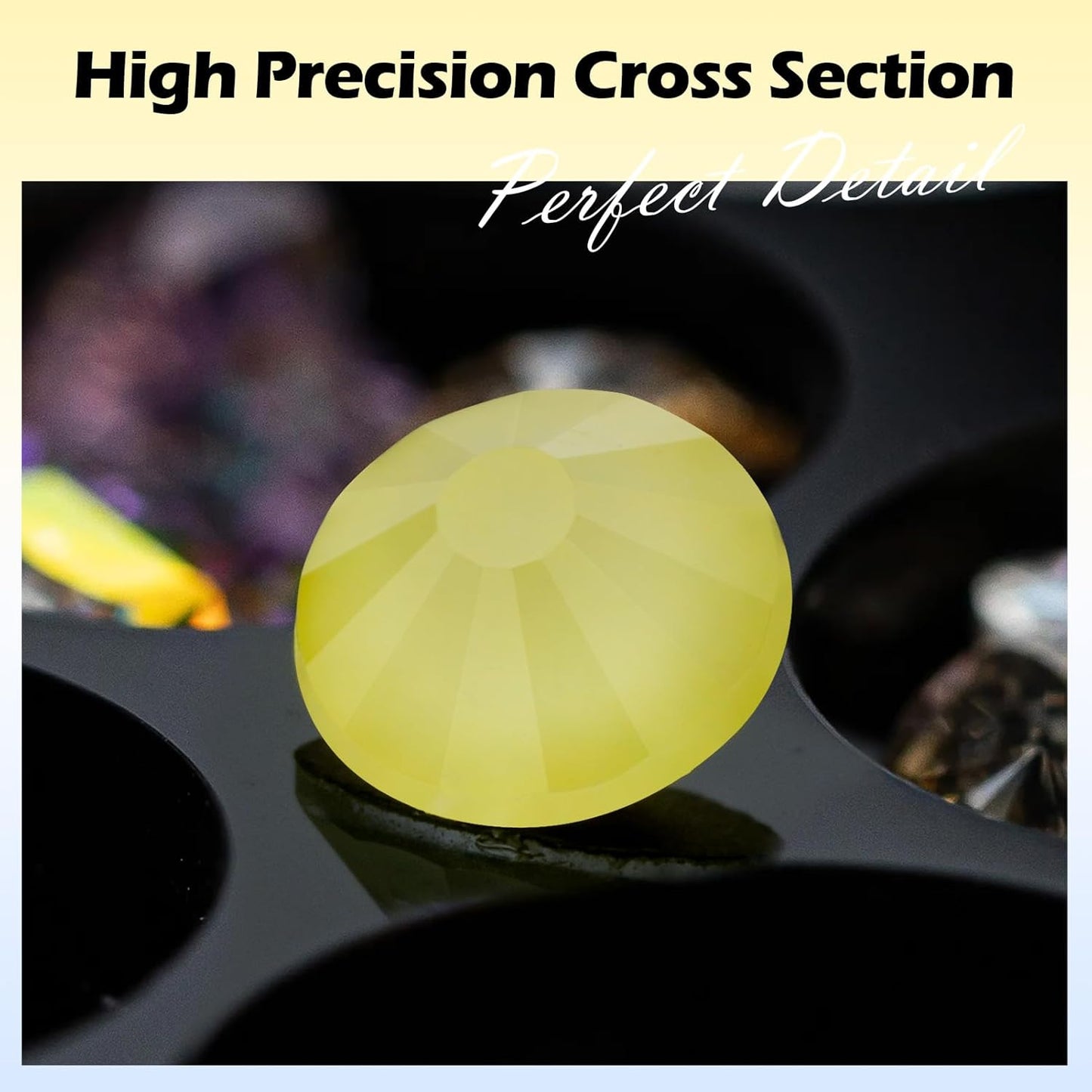 Mocha Citrine Flatback Rhinestones, Glass Rhinestones for Nail Art and Craft, Glue Fix, Loose Crystal Gemstones(Mocha Citrine, SS20, 1440pcs, 4.6-4.8mm)