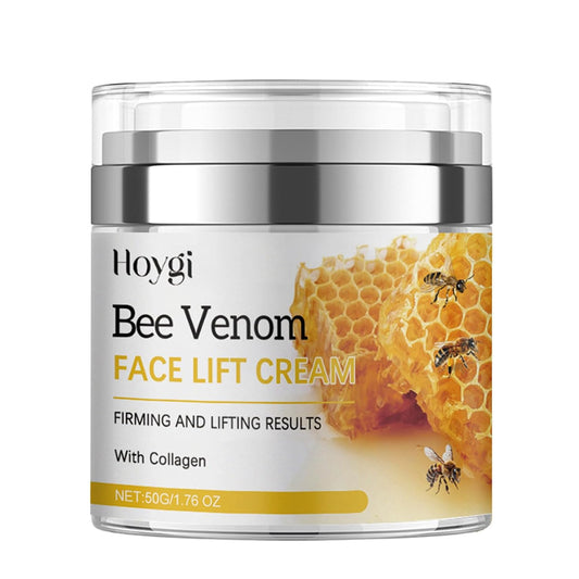 Bee Venom Cream, Bee Venom Face Lift Cream with Airless Pump - Wrinkle Removal & Firming, Moisturizing, Lifting & Recovery - for All Skin Types - 1.76 Oz