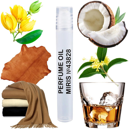 MIRIS Perfume Oil No. 43828, Inspired by Dangerous Complicity, Long-Lasting Unisex Roll-On For Women and Men, Rollerball 0.34 Fl Oz / 10 ml