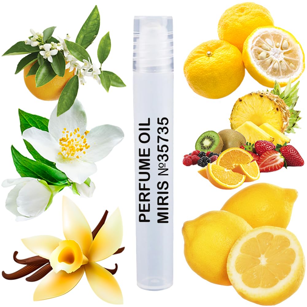 MIRIS Perfume Oil No. 35735, Inspired by Donna, Long-Lasting Women Roll-On, Rollerball 0.34 Fl Oz / 10 ml