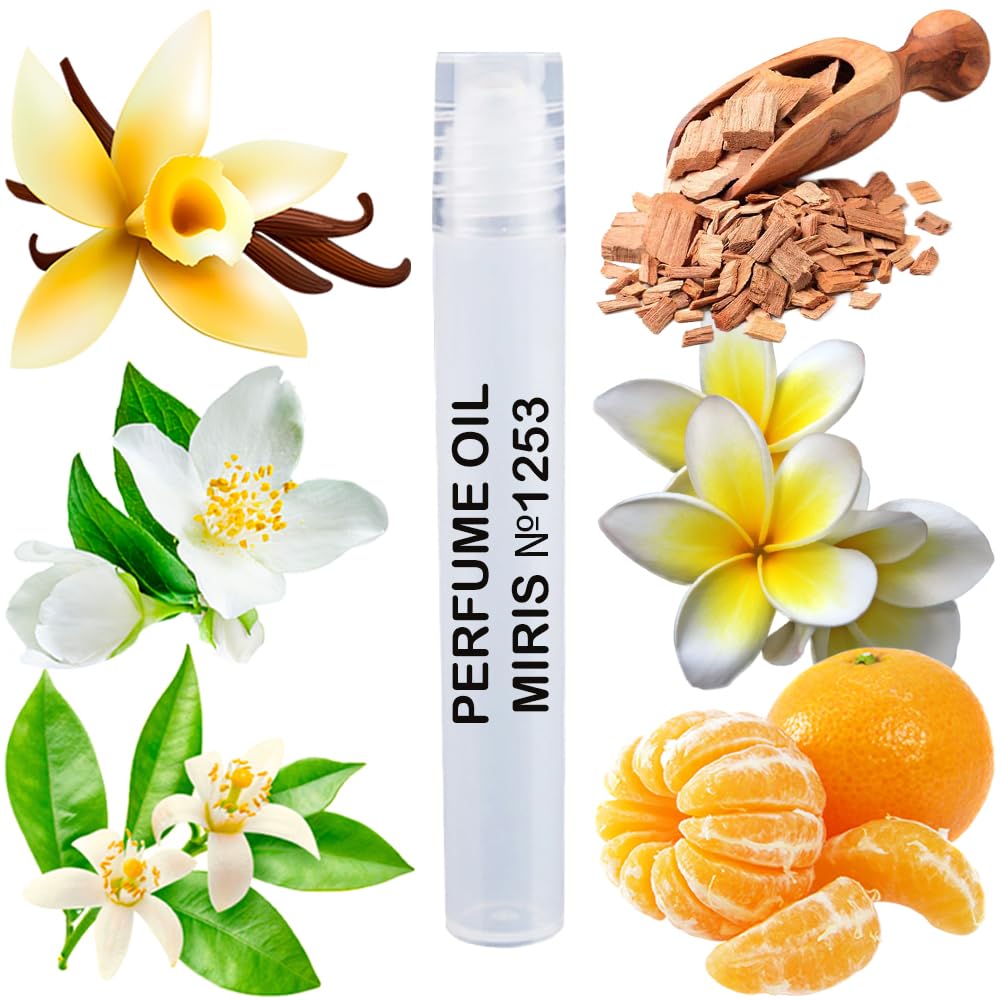MIRIS Perfume Oil No. 1253, Inspired by Day Dreams, Long-Lasting Unisex Roll-On For Women and Men, Rollerball 0.34 Fl Oz / 10 ml