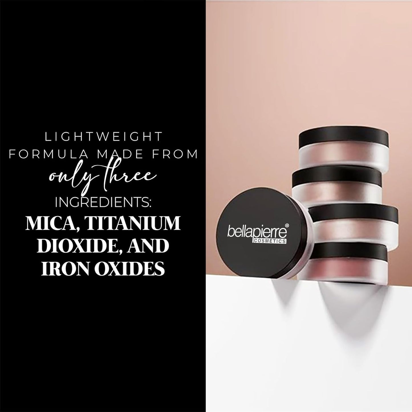 Bellapierre Mineral Blush – Loose Powder Blush, Lightweight Cheek Color, Warm Dewy Finish, Talc-Free, Hypoallergenic & Non-Toxic – 0.3 oz – Desert Rose