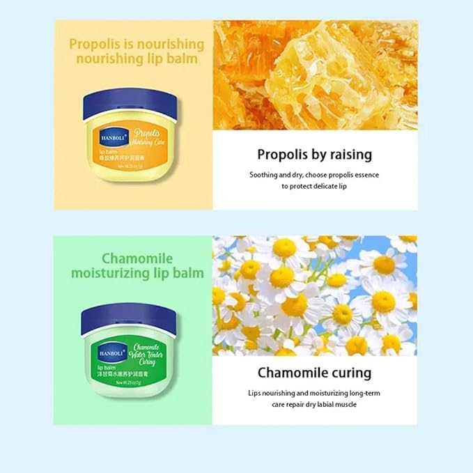 Fruit Flavored Lip Balm Set, Anti Chapping Lip Mmoisturizers, Mini Chapstick, Relieves Dull and Dry Skin, Long Lasting Lip Care Products