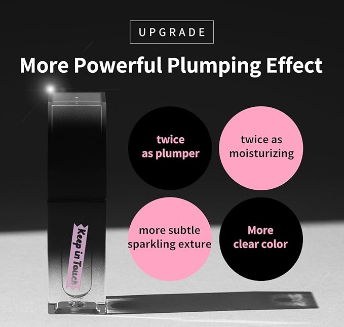 The Black Plumper | Jelly Plumper Tint | Non-Sticky, Long-Lasting Lip Gloss | Vegan and Cruelty-Free Korean Lip Tint (The Black Pumper)