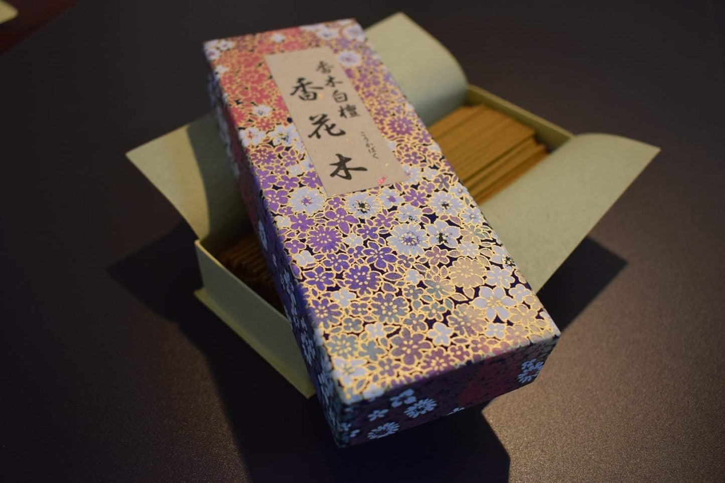 Sandalwood Japanese Incense Sticks byakudan koukaboku.Long-Established Incense Sticks Maker Awaji Baikundou. [Made in Japan] Awaji Island, Yellow