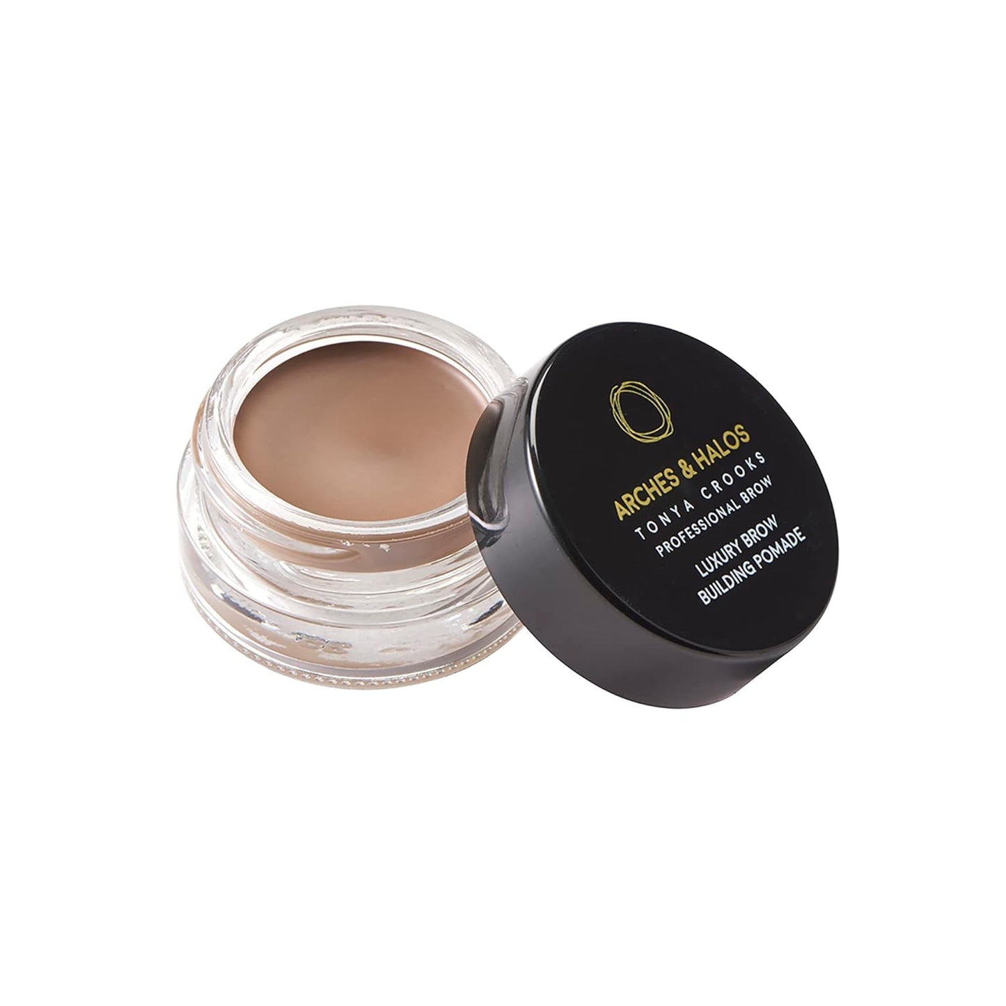 Arches and Halos Luxury Brow Building Pomade - Vegan Eyebrow Pomade - Creamy, Long Wearing Color for Clean, Defined Brows - Sunny Blonde - 0.1 oz