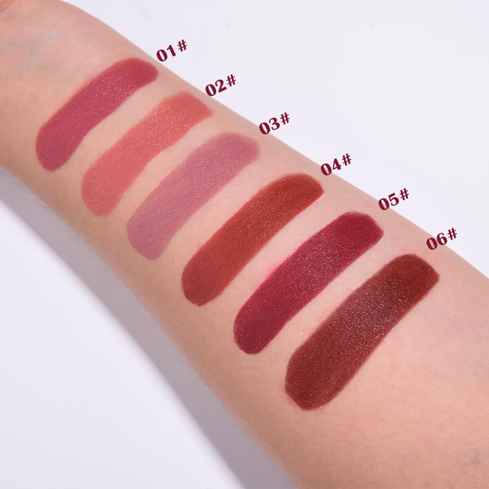 Coral Pink Metallic Lipstick for Women,Lightweight Shimmer Frosted Lipstick,Glitter Lip Gloss Stain Long Lasting Waterproof Smudge Proof 24 Hour Full Coverage Lip Makeup,Vegan