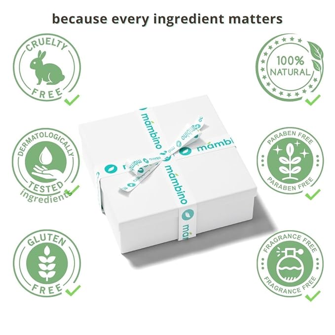 Third Trimester Set – All Natural Skincare Pregnancy Gift Box – Anti-stretch mark Belly Oil, Rose Facial Mist, Cleansing Oil, Face Wash - Mambino Organics