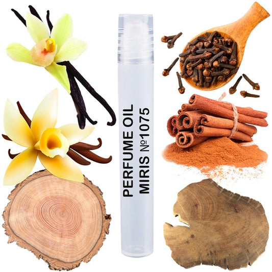 MIRIS Perfume Oil No. 1075, Inspired by Vanille Absolu, Long-Lasting Women Roll-On, Rollerball 0.34 Fl Oz / 10 ml