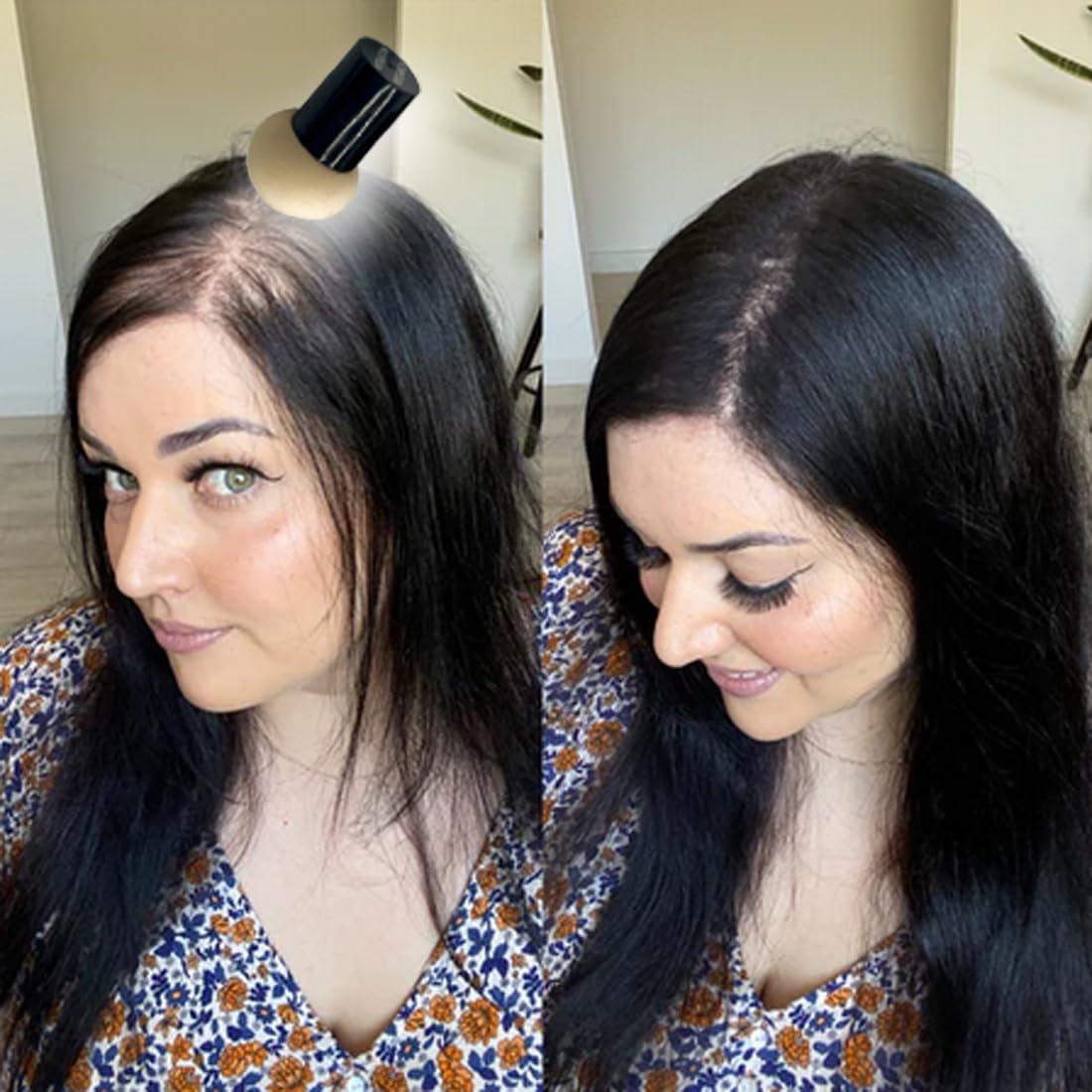 KERATIN RESEARCH Hairline Filler Unisex Mineral Powder Root Touch-Up Hair loss Concealer Scalp & Beard Bald Patch Coverage Fibers for Thinning Hair Waterproof Organic Natural look (DARK BLONDE, XL)