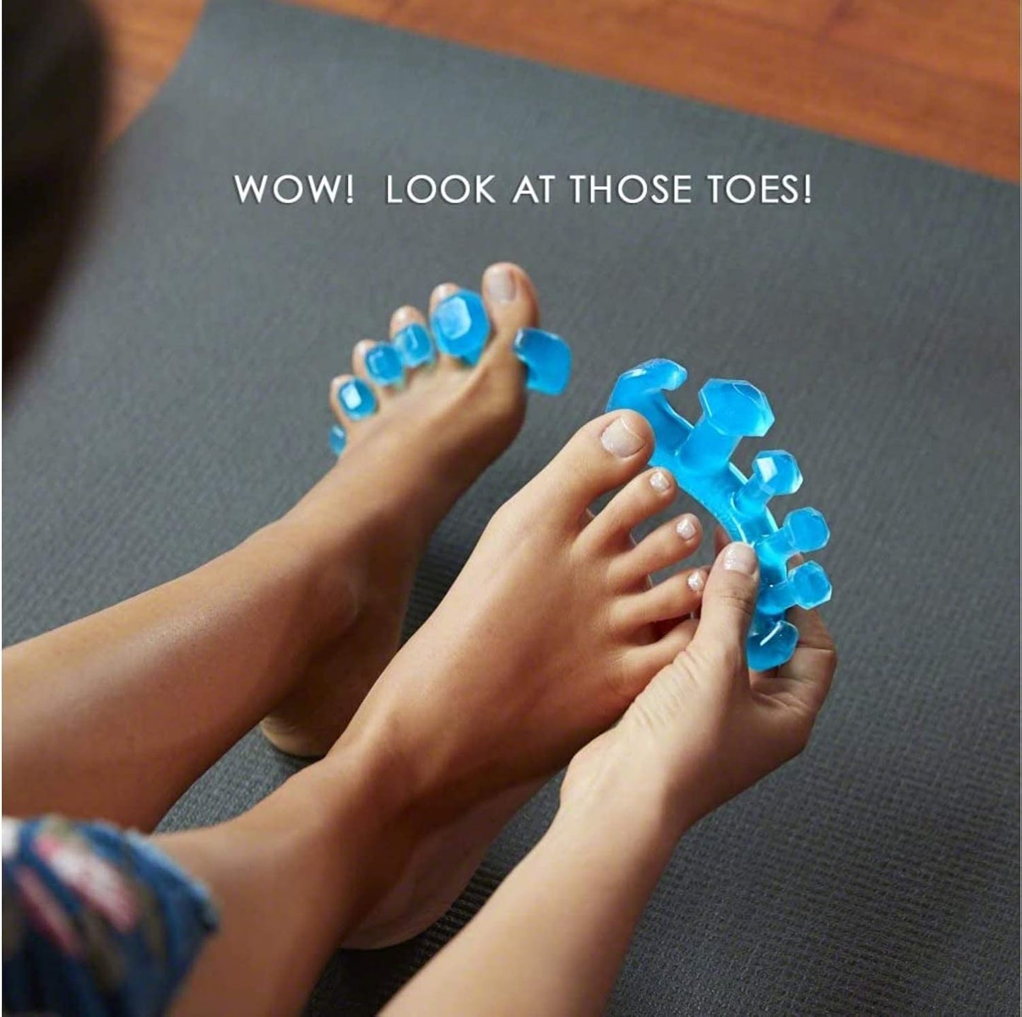 YogaToes GEMS: Gel Toe Stretcher & Separator - America’s Choice for Fighting Bunions, Hammer Toes (Small fits Shoe Sizes W: 7 and Over/M: 7 and Over) Sold as Pair