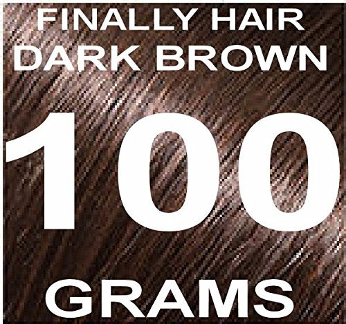 Finally Hair Building Fiber Refill 100 Grams Dark Brown Hair Loss Concealer by Finally Hair (Dark Brown)