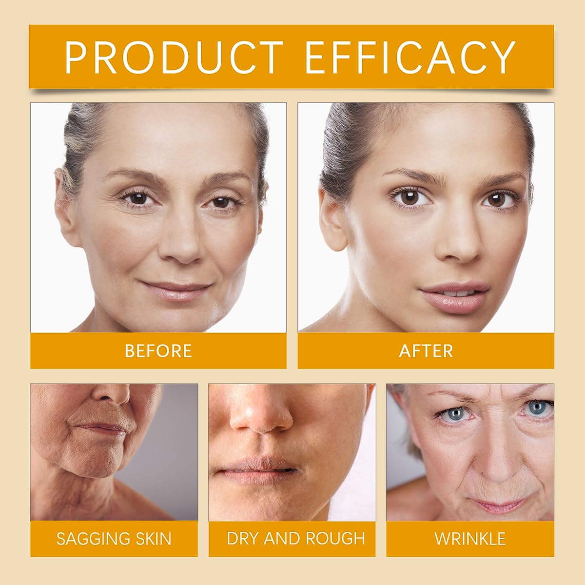 Bee Venom Moisturiser Cream Wrinkle Removal & Firming, Anti-Aging Eye & Face Bee Venom Skin Treatment Cream (3 Packs, 0.71Oz)