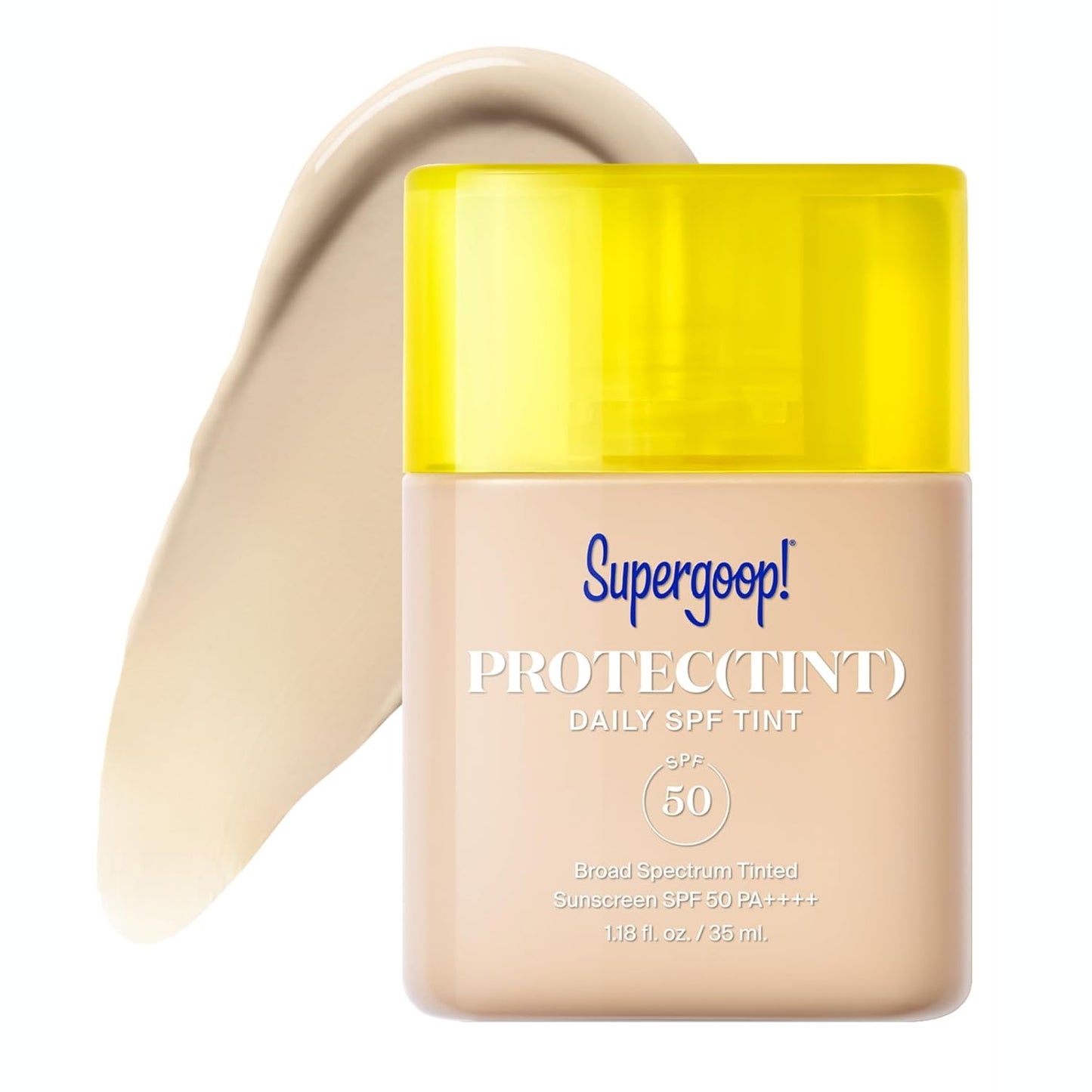 Supergoop! Protec(tint) Daily Skin Tint SPF 50 - 22W - Light, Buildable Coverage for Immediately Smooth, Even-Looking Skin - Natural Finish