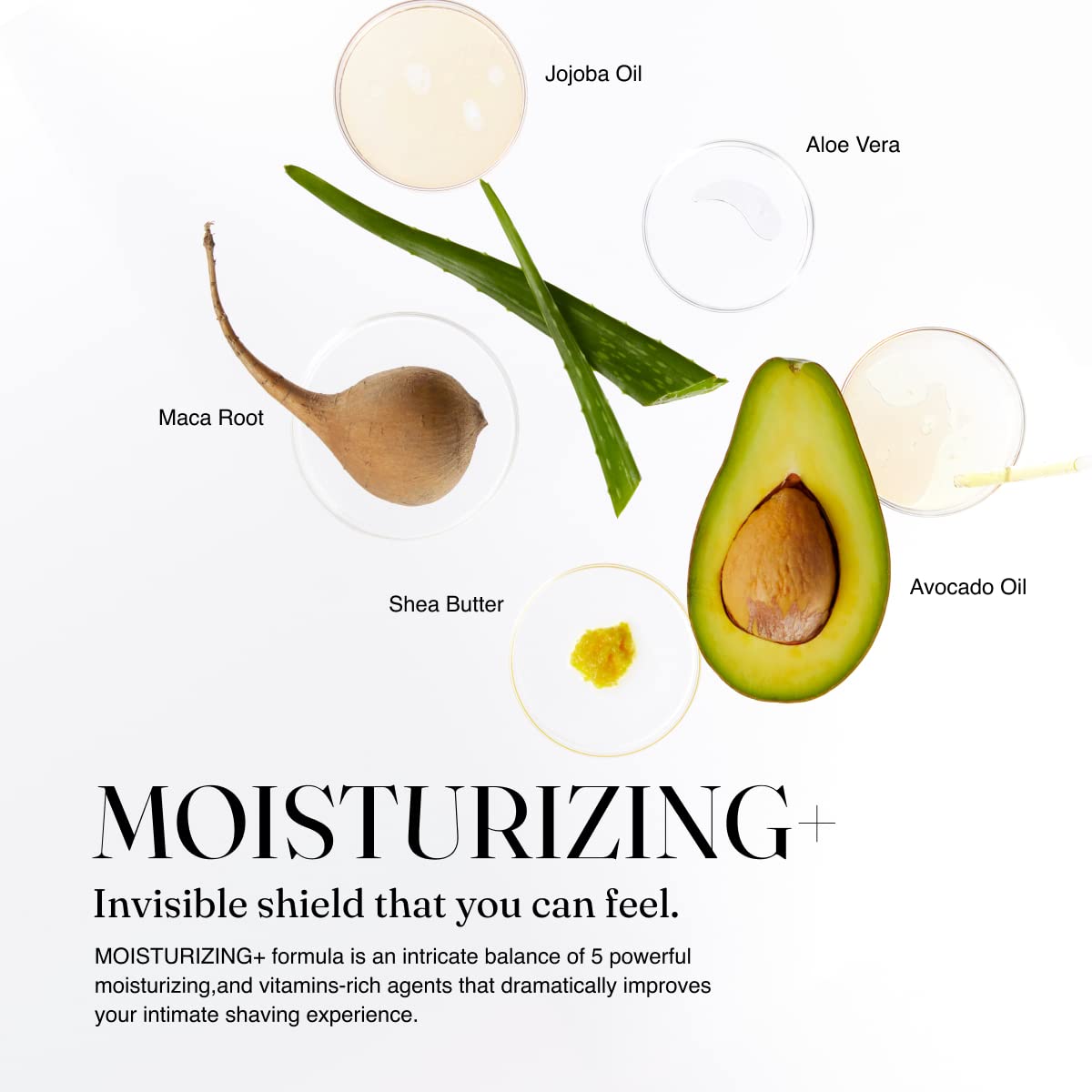 IntiMD Coochy Plus Intimate Shaving Cream Fragrance Free For Pubic, Bikini Line, Armpit and more - Rash-Free, Prevents Razor Burns & Bumps, In-Grown Hair, Itchiness 8oz Tube