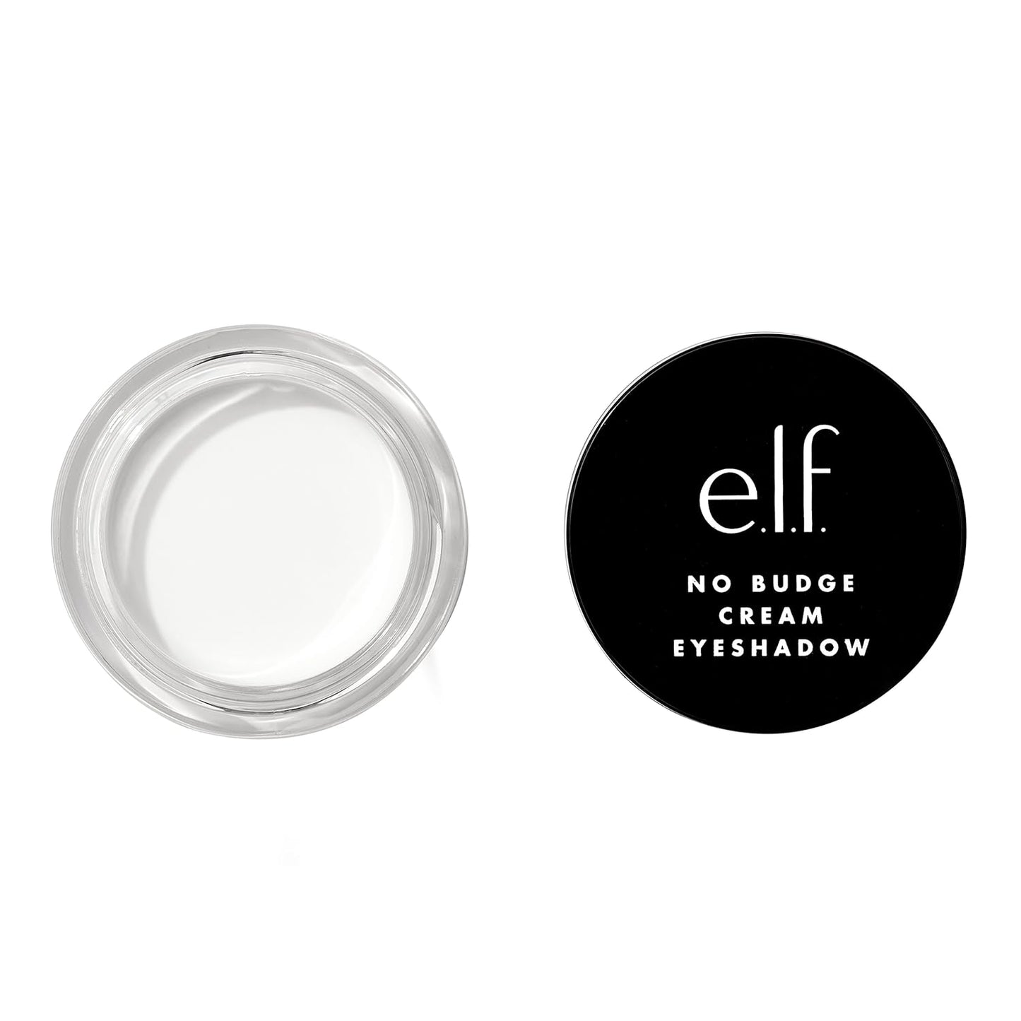 e.l.f. No Budge Cream Eyeshadow, 3-in-1 Eyeshadow, Primer & Liner With Crease-Resistant Color & Stay-Put Power, Vegan & Cruelty-Free, Wispy Cloud
