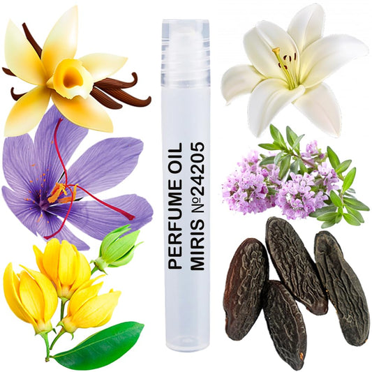 MIRIS Perfume Oil No. 24205, Inspired by Ange ou Demon, Long-Lasting Women Roll-On, Rollerball 0.34 Fl Oz / 10 ml