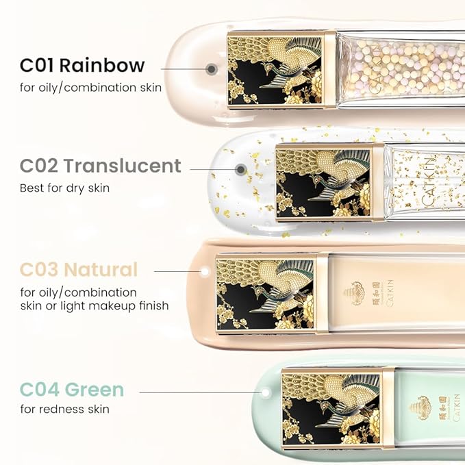 CATKIN Tinted Face Makeup Primer Base for Even Skin Tone, Color Neutralizing, Redness Reduction, Pore Blurring, Infused with Hyaluronic Acid, Soothing and Calming for Sensitive Skin