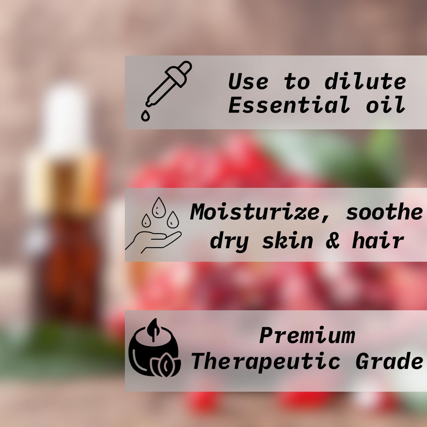 Naturevibe Botanicals Pomegranate Oil 32 Ounces | 100% Pure and Natural | Great for Skin Care and Hair Care