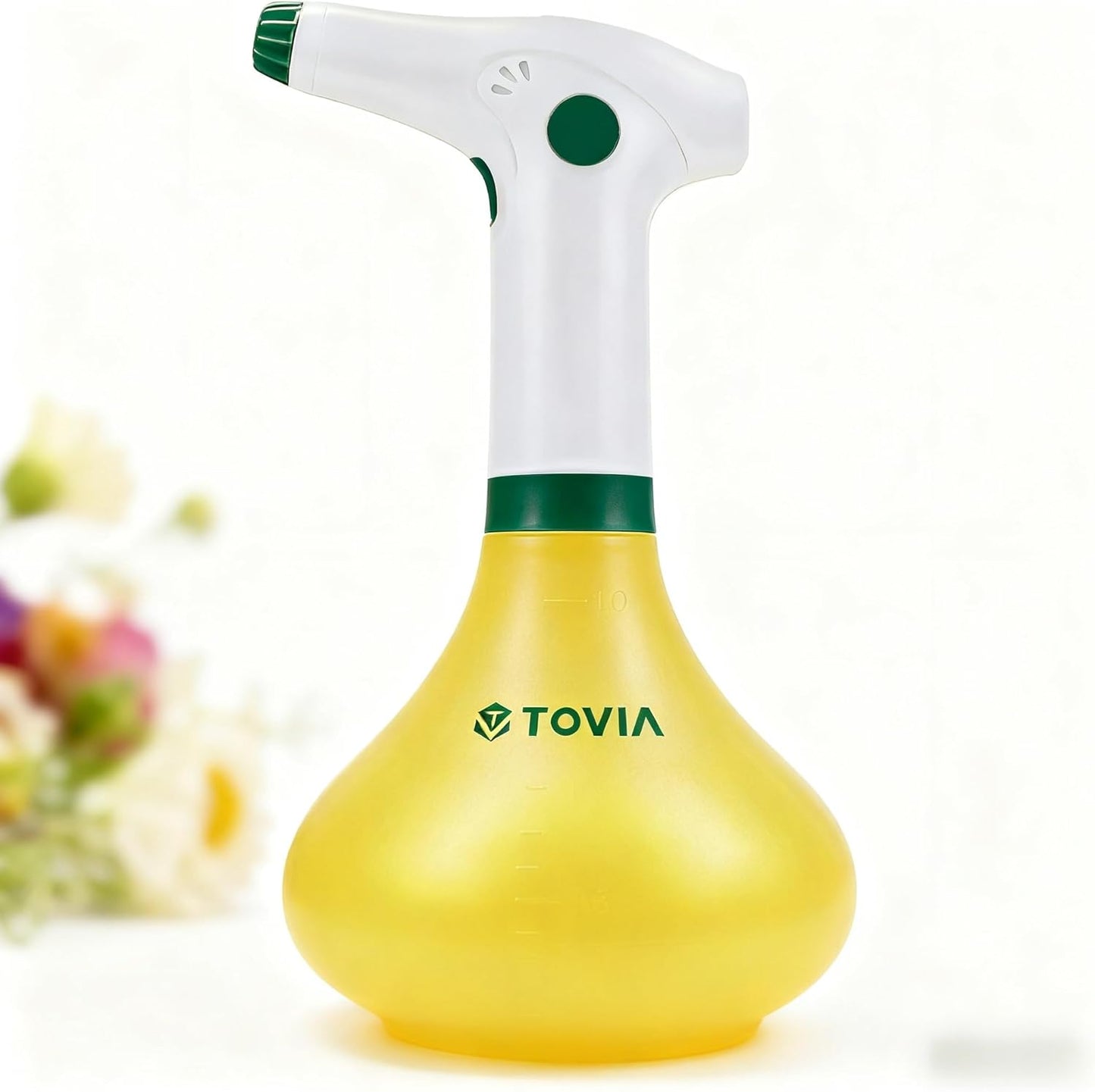 T TOVIA: Garden Sprayer 1 Liter Battery Spray Bottle Powered Electric, Rechargeable, Portable Garden ， Plant Mister Spray Bottle ， Outdoor and Indoor Plants,Cleans and Gardens, Handheld Powered