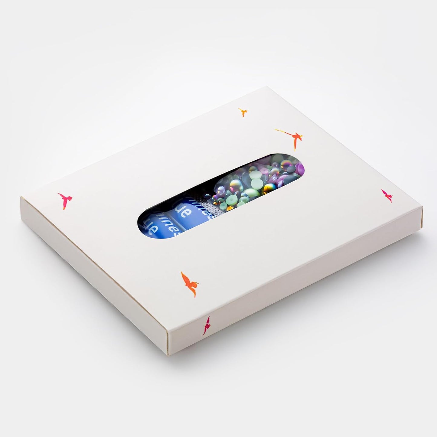 60g Cyan Purple Flat Back Pearls Rhinestones for Crafts Mixed Size 3mm-10mm AB Color Round Half Pearls Flatback Pearl Beads and Resin Rhinestones Set for Face Art with Gel