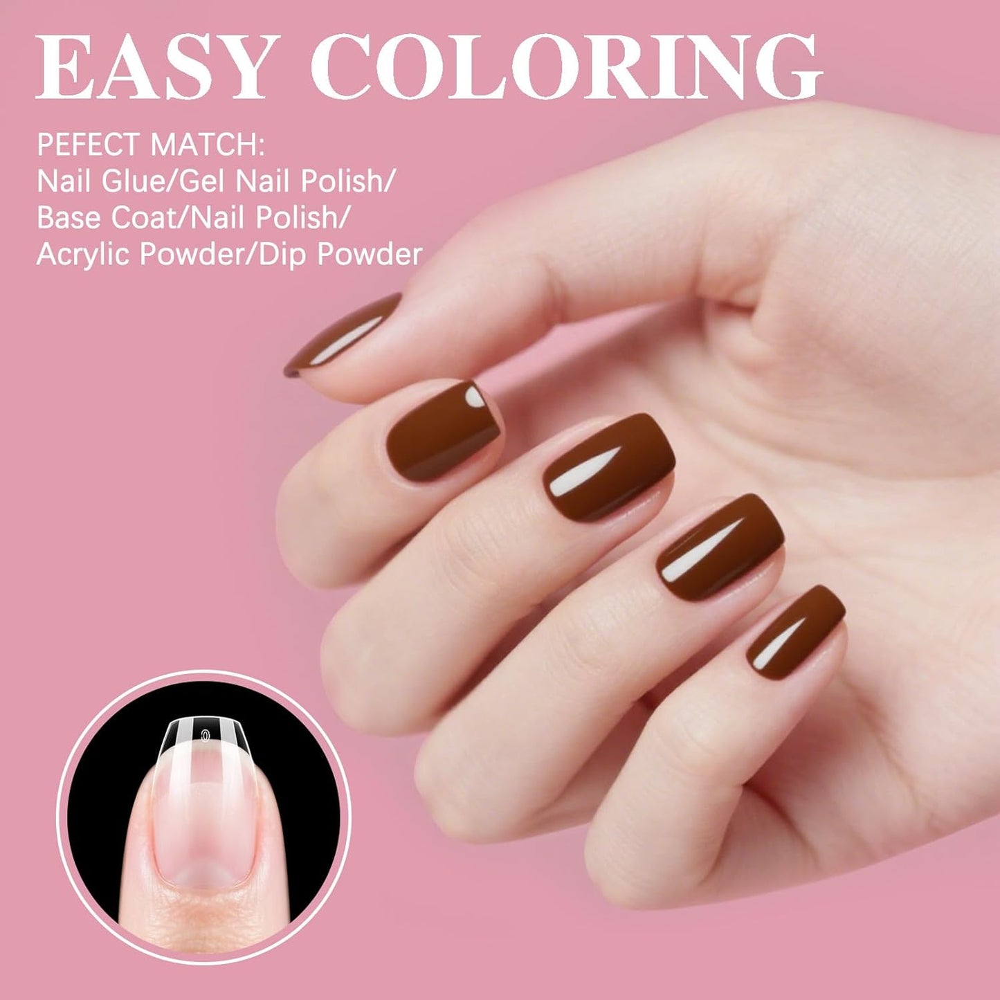 Extra Short Coffin Nail Tips, SSWSBYKE 300pcs 15 Sizes Gel Acrylic Nail Tips for Full Cover Pre-Shaped Fake Nails Tips Half Matte Press On Nails for Extension Home DIY Salon