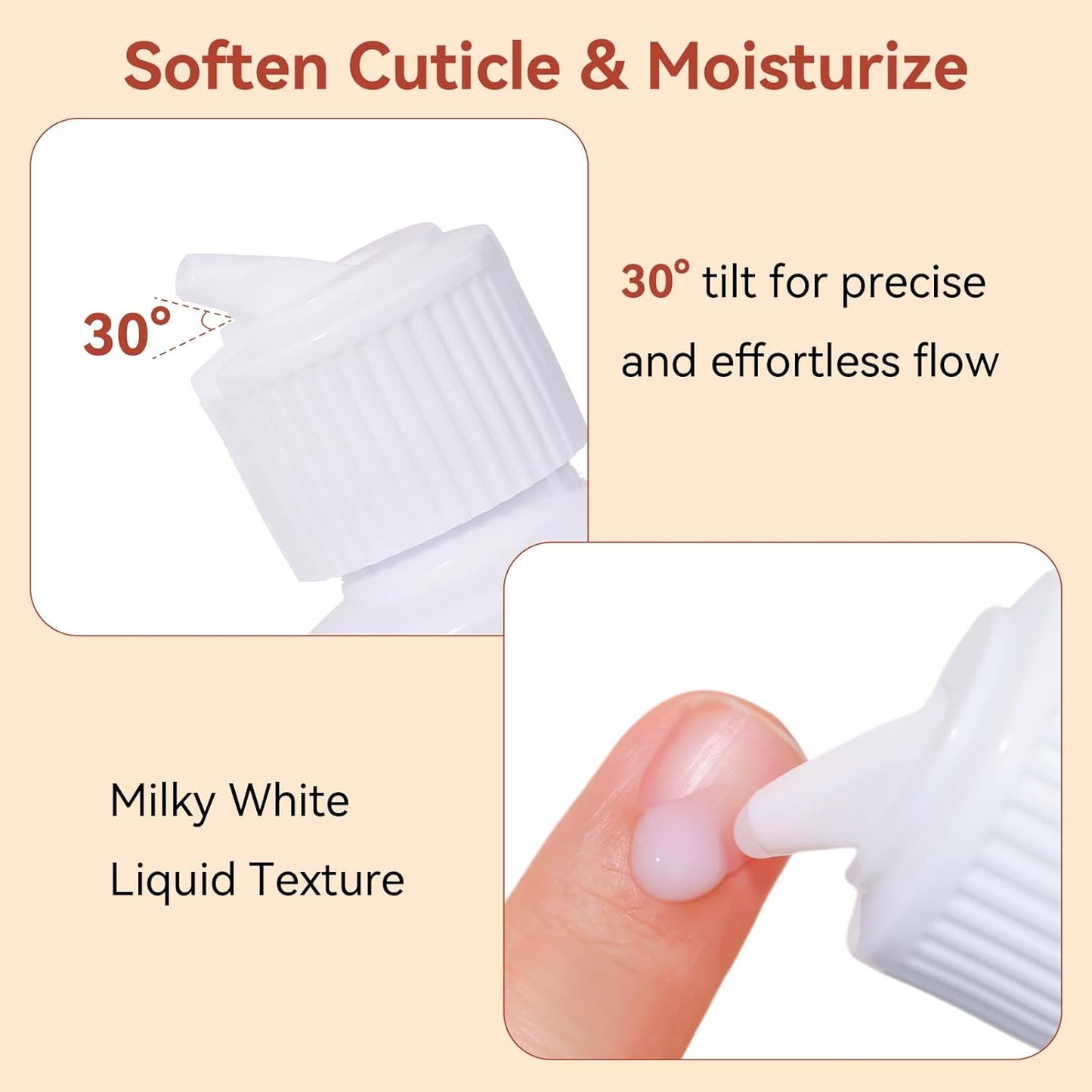 Makartt Nail Care Kit with Cuticle Oil, Trimmer, Nail File & 120ml Cuticle Remover Liquid, Nail Manicure Kit for Cuticles Softener & Moisturize