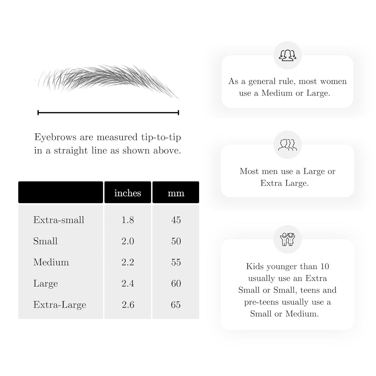 (10 pairs) Dark Brown Temporary Eyebrow Tattoo - Large Size - Waterproof & Smudgeproof - Sassy Swerve Style Eyebrow Stickers - Sheet Lasts up to 30 Days - Won't Work on Existing Brows