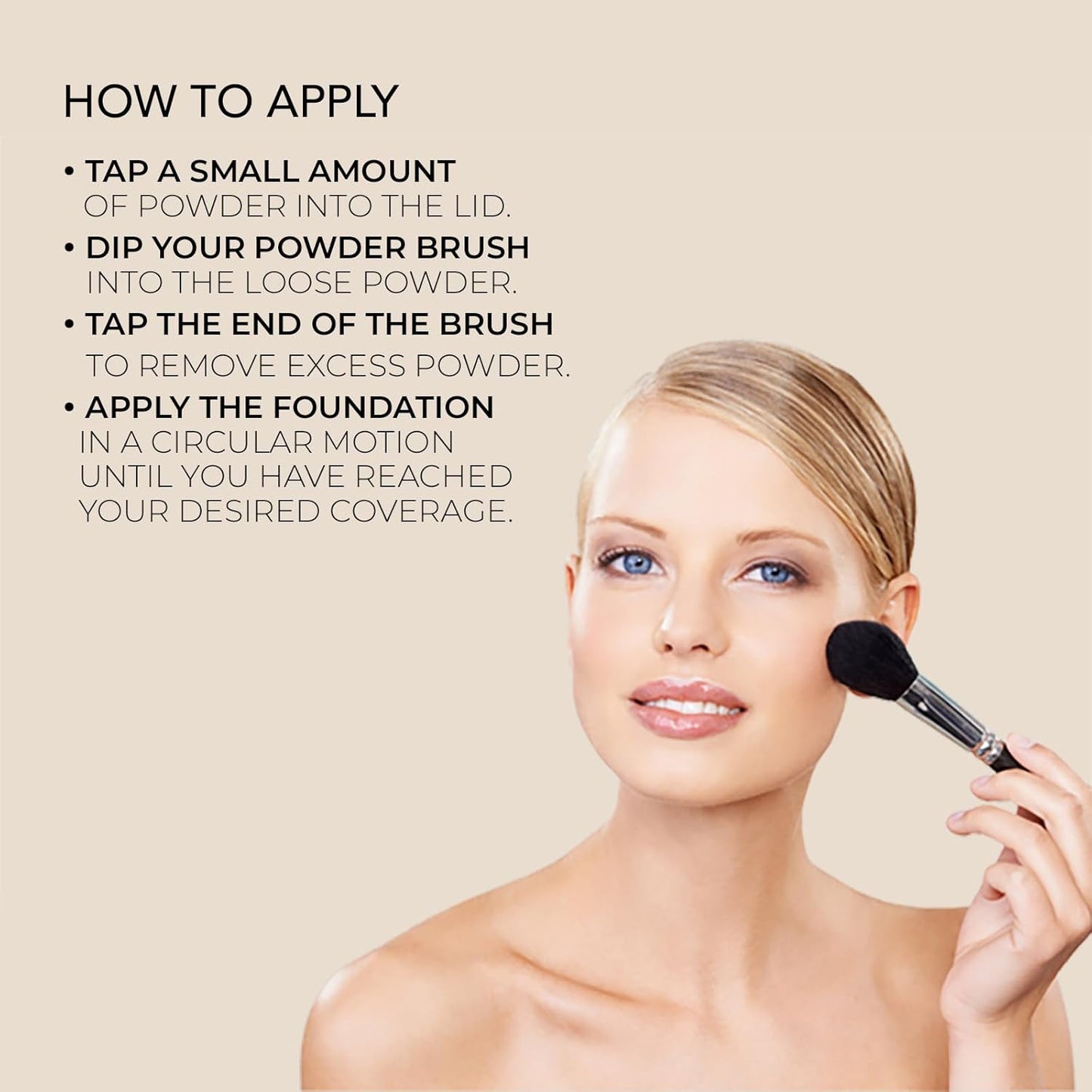 Bellapierre Mineral Foundation SPF 15 – Loose Powder Foundation, Full Coverage Mineral Makeup with Matte Finish – Vegan, Cruelty Free, Hypoallergenic, Oil & Talc Free – 0.32 oz - Biscotti