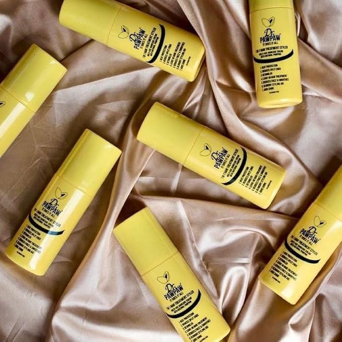 It Does It All: 7 in 1 Hair Treatment Styler with Papaya, Aloe Vera, Coconut Oil, Vegan & Natural (6 x 150 ml)