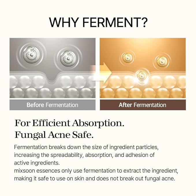 mixsoon Bean Essence, Vegansnail, Exfoliating Essence for face, Hydrating Korean Skin Care,Glassskin 1.01 fl.oz/30ml