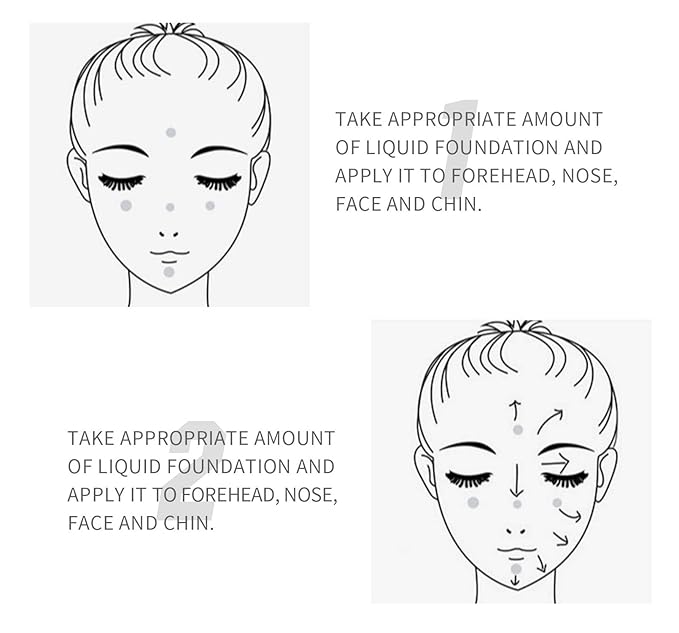 2 Pack PHOERA Foundation, 24HR Matte Oil Control Concealer, Full Coverage Foundation for Women Makeup.(104# Buff Beige)