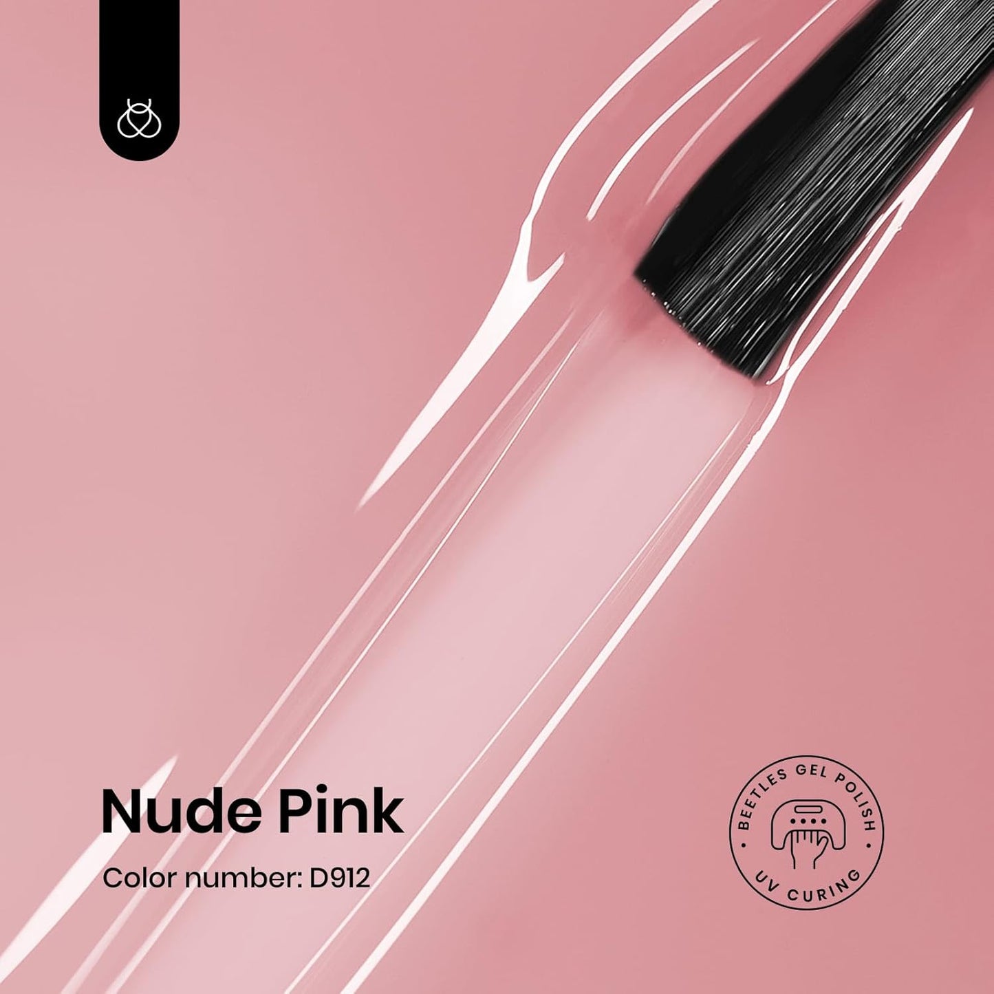 Beetles Nude Pink Gel Nail Polish, 15ml Neutral Sheer Pink Jelly Gel Polish Translucent Effect Nail Concealer Spring Summer Color Soak off UV French Nail Art Design DIY Manicure Gift for Women