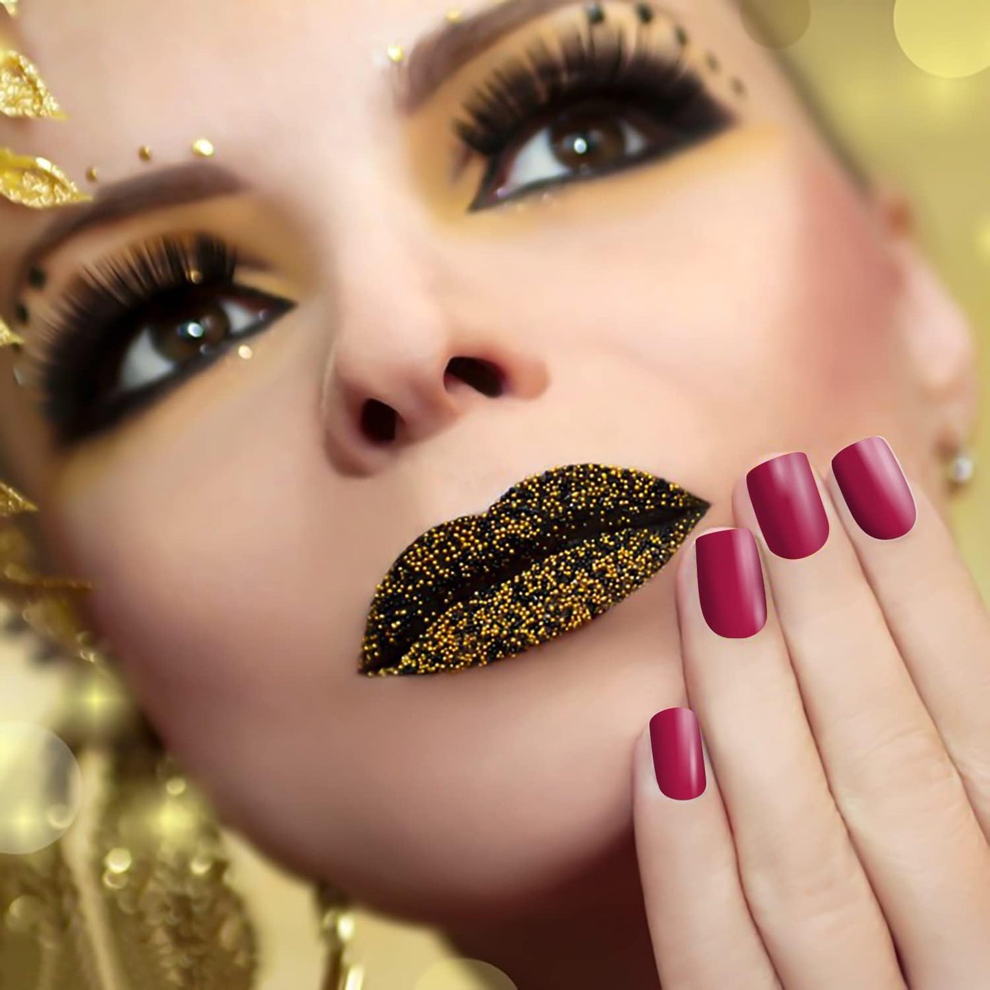 DANNEASY 16 Sheets Nail Wraps for Women Nail Polish Strips Solid Color Self Adhesive Sticker Nails Acrylic Nail Art Accessories with 1pc File, Cuticle Stick (Pink Red)