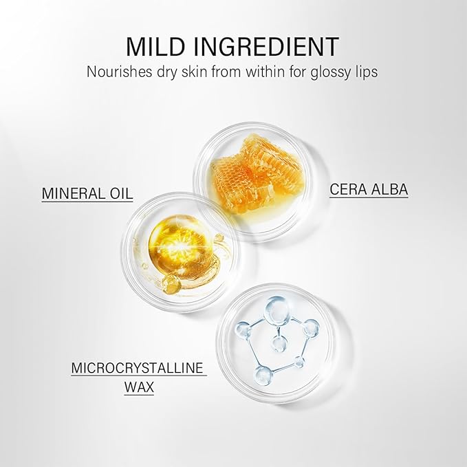 Glow Lip Balm,Moisturizing Lip Balm for Dry Cracked Lips,Hydrating Lip Balm with Glossy Finish,Moisturizers & Treats Lips Nourishing Lip Care Lip Repair Gel Peptide Lip Treatment (03# Salted caramel)