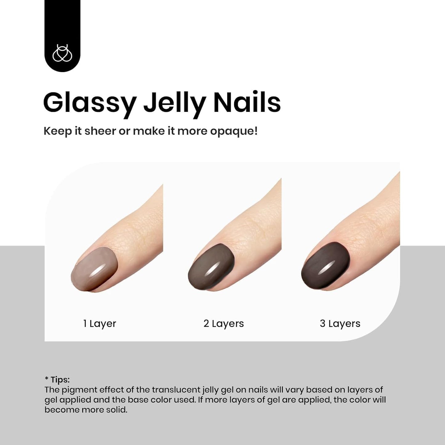 Beetles Jelly Nude Black Gel Nail Polish 15ML 1 Pcs Sheer Neutral Translucent Black Gel Polish Soak Off U V LED Nail Lamp Glassy Jelly Nails DIY Home Gift for Women