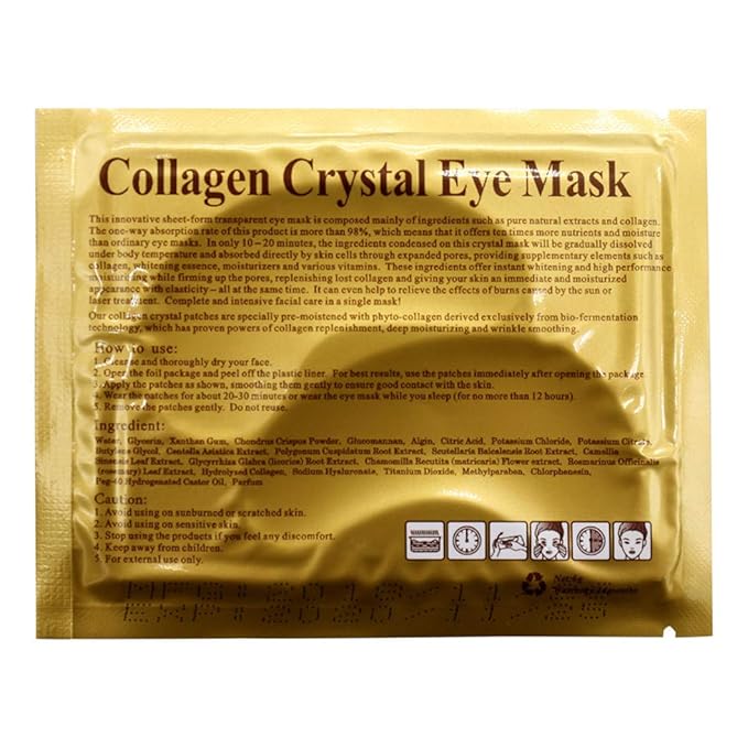 Under Eye Patches - 30 Pairs Collagen Eye Mask Eye Patches for Puffy Eyes and Dark Circles, Anti Aging Moisturizing Gel Eye Pads Under Eye Mask, Milk White