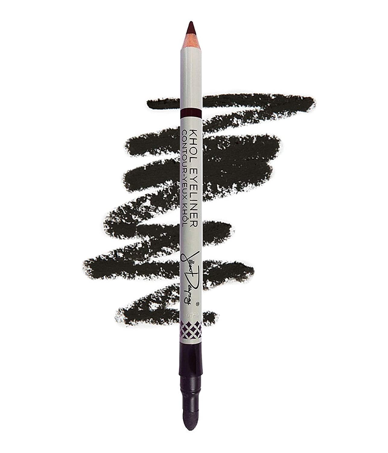 Jillian Dempsey Khol Eyeliner: Clean, Waterproof Eyeliner Pencil with Built-In Smudger for Effortless Blending – Rich Pigment, Cruelty-Free, Jet Black