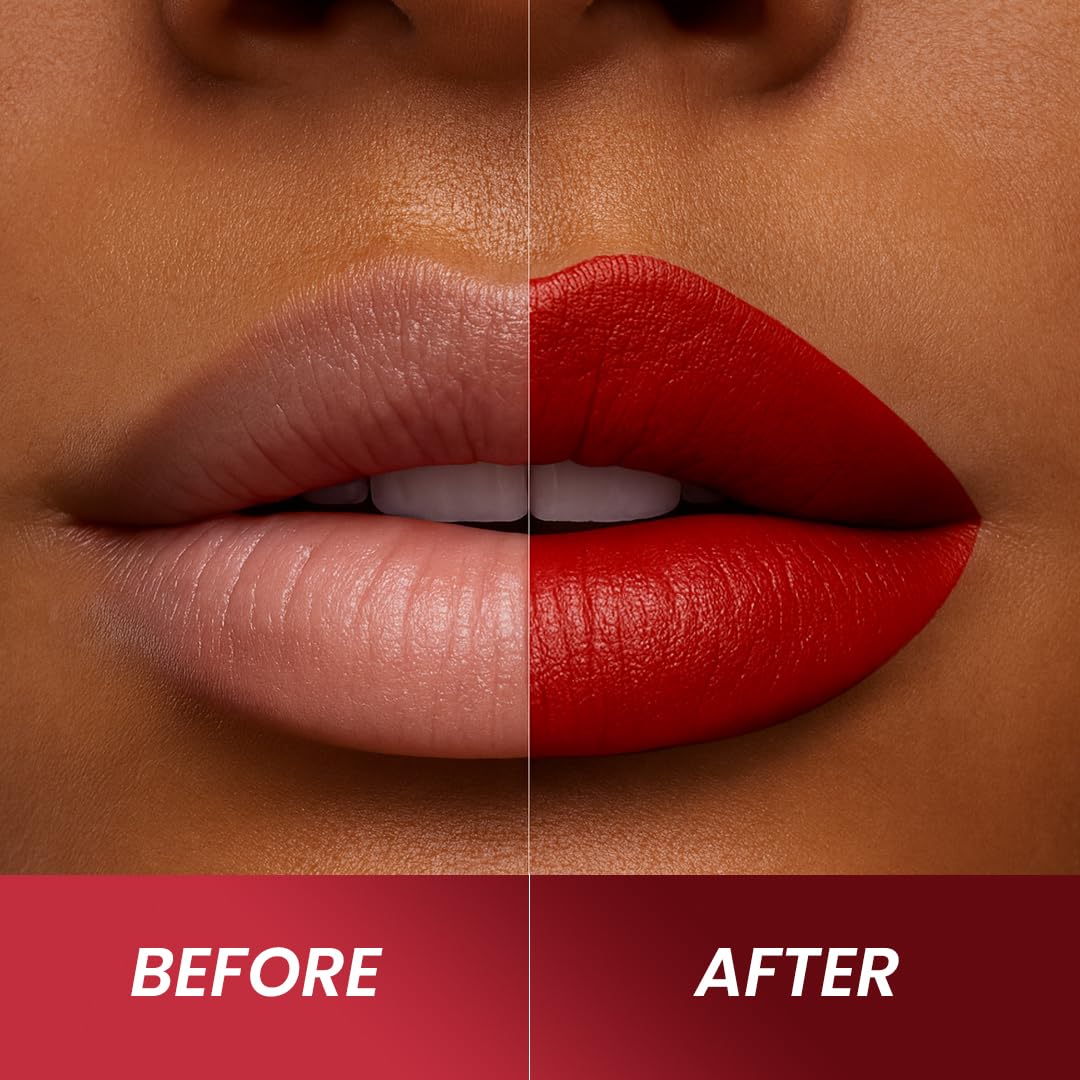 𝗘𝘀𝘀𝗲𝗻𝗰𝗲 𝗼𝗳 𝗔𝗿𝗴𝗮𝗻 Moisturizing Deep Red Lipstick, Tinted Lip Balm with Pure Organic Argan Oil, Shea Butter Lip care, Lip Moisturizer, Long Lasting Lipstick Cabernet