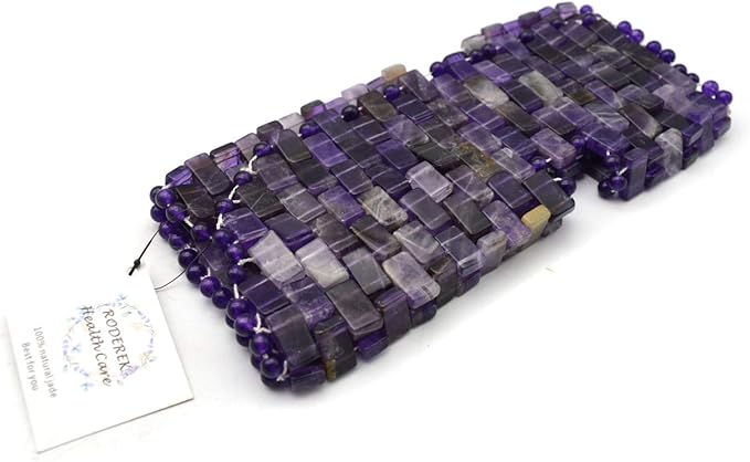 Jade Face Mask, Jade Mask for Relieving Face & Eye Puffiness Migraine, Anti Wrinkle Mask Therapy, Yoga Meditation Tools (Amethyst)