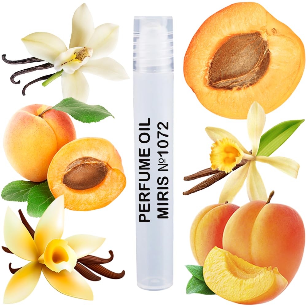 MIRIS Perfume Oil No. 1072, Inspired by Sweet Vanilla, Long-Lasting Women Roll-On, Rollerball 0.34 Fl Oz / 10 ml