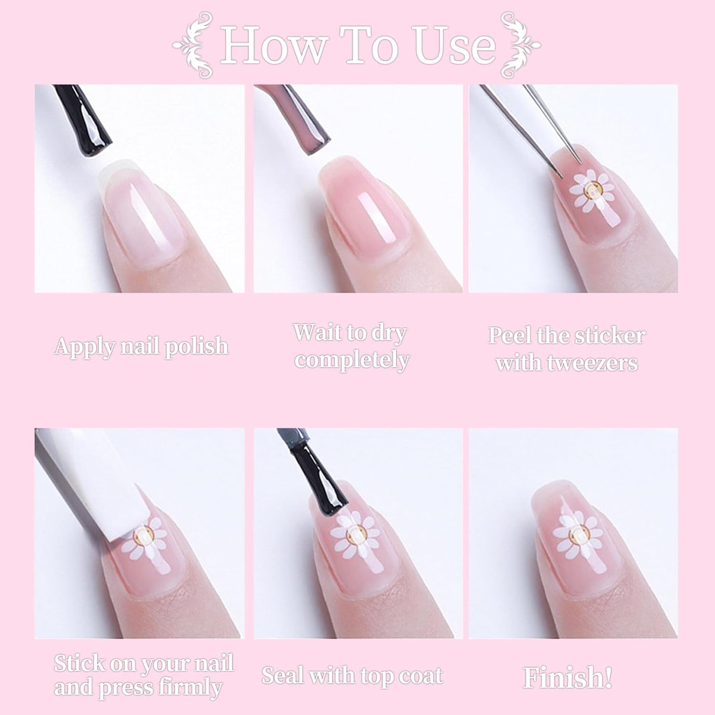 Pink Leopard Bow Nail Art Stickers 3D Embossed Fall Winter Nail Stickers, Self-Adhesive Durable Nail Art Decals for Women Girls, Nail Wraps Decoration Manicure for DIY Acrylic Nail Accessories