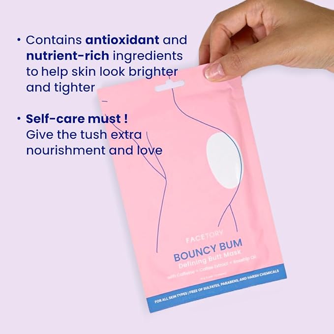 FACETORY Body Spa Sheet Mask Bundle Variety Pack of 3 with Korean Sheet Masks for Feet, Hands, and Butt - Softening, Hydrating, Nourishing, and Refreshing, for Dry, Cracked Skin