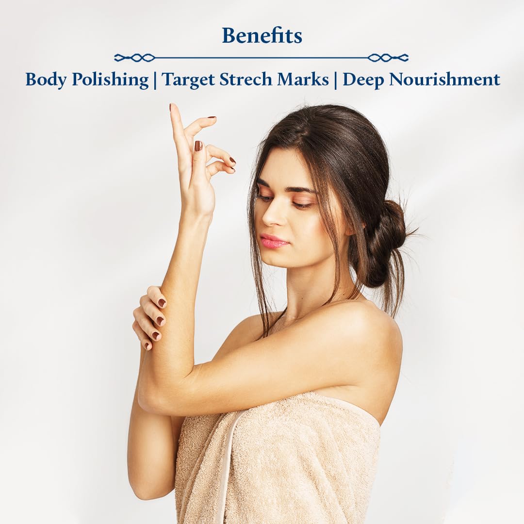 Blue Nectar Kumkumadi Body Oil for Glowing Skin | Moisturizing Oil for Dry Skin with Relaxing Aroma | Plant Based Body Oil for Women & Men (12 Herbs, 3.4 fl oz)