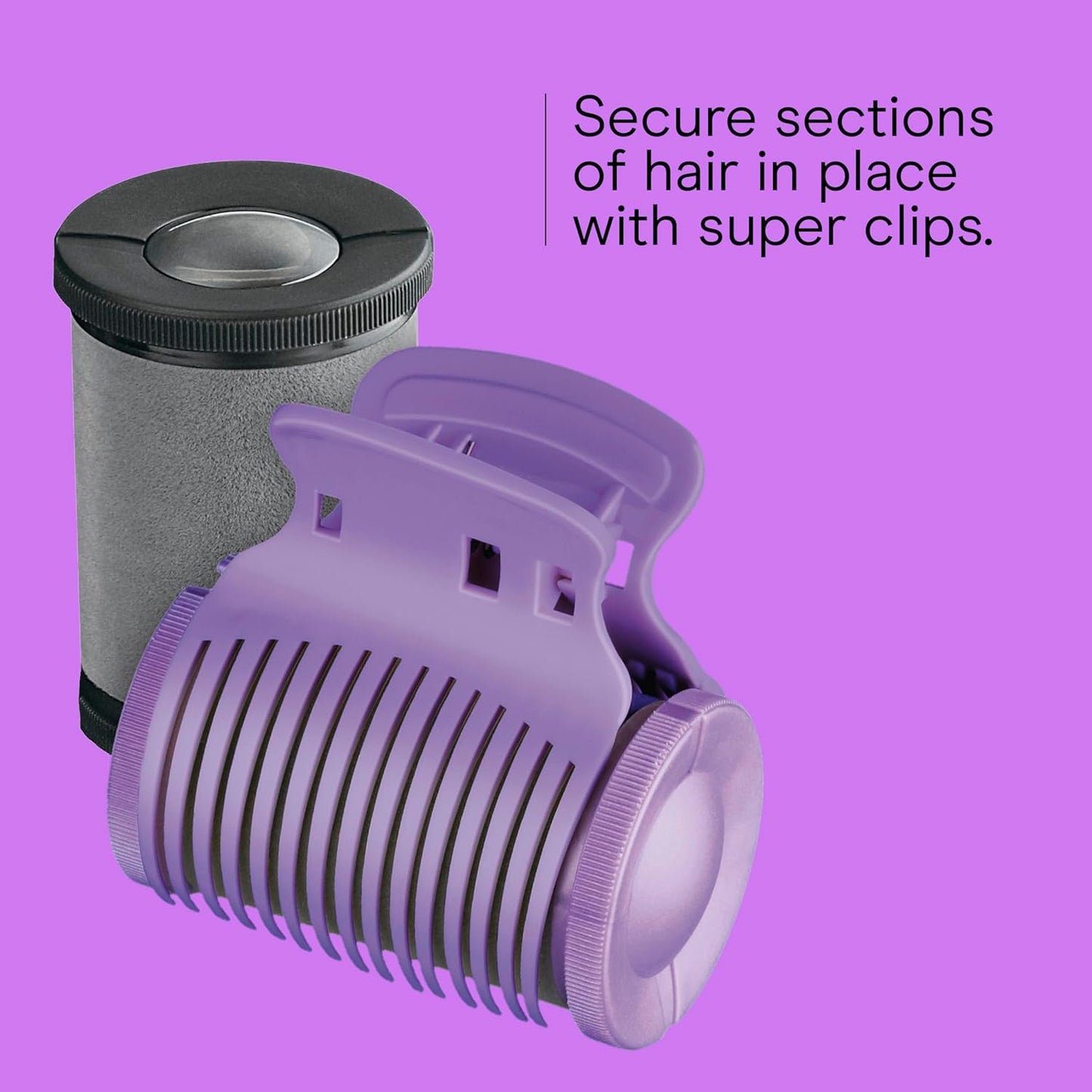 Conair Hot Rollers for Long, Medium & Short Hair, 12 Ceramic Flocked 1½-Inch and 1¾-Inch Heated Hair Rollers with Clips, Hot Curlers for Women, Volume & Curls, Amazon Exclusive