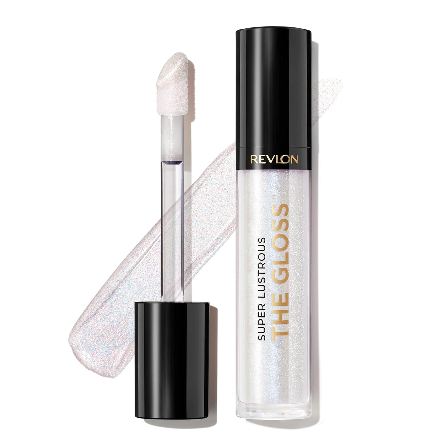 Revlon Super Lustrous Lip Gloss, Non-Sticky, Hydrating, High Shine Finish, 304 Frost Queen, 0.13 oz