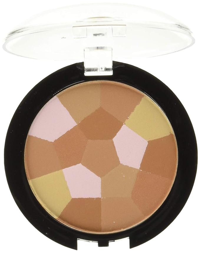 L.A. Colors Mosaic Bronzer/Blush Compact, Golden Bronze, 0.09 Ounce (Pack of 2)