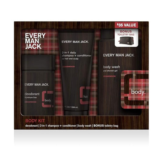Every Man Jack Body Kit, Cedarwood